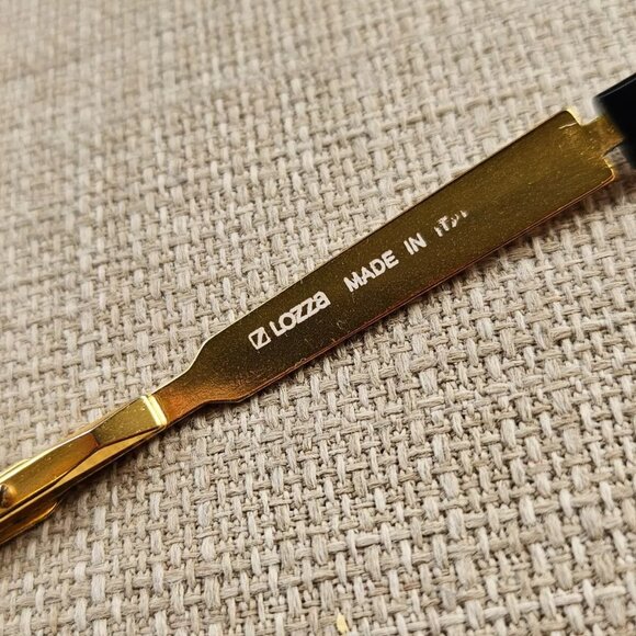 Lozza Women Vintage Sunglasses Gold Tone Frame Eye Wear Made in Italy - Picture 10 of 14